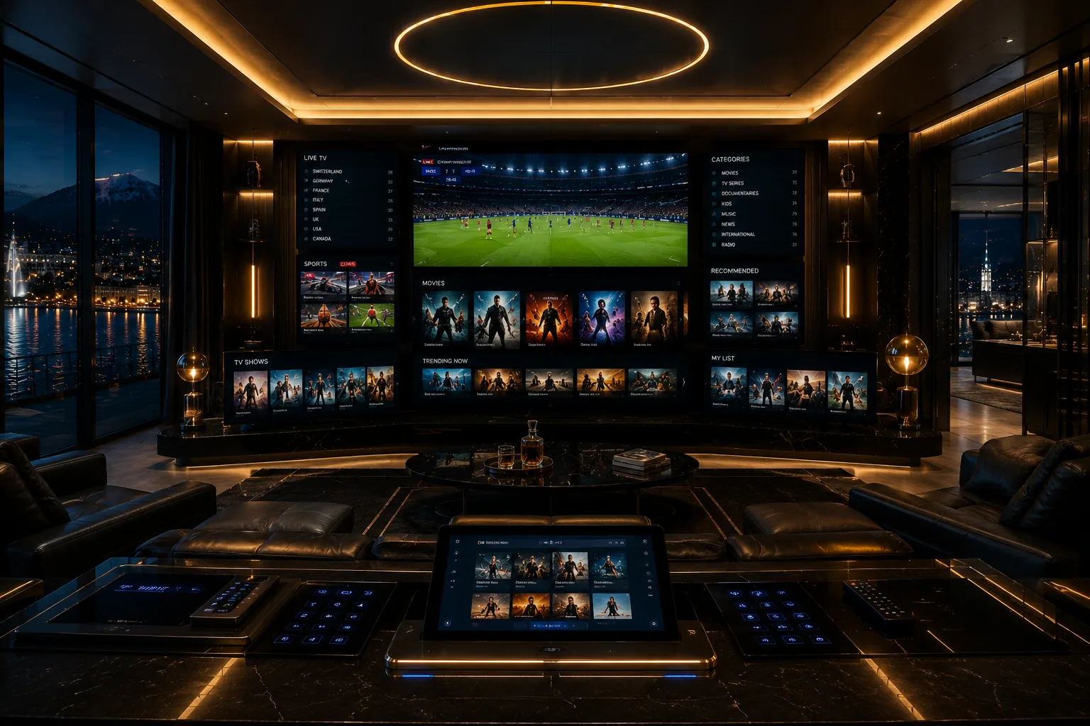 LUXE TV IPTV App auf Smartphone — mobiles Streaming Schweiz