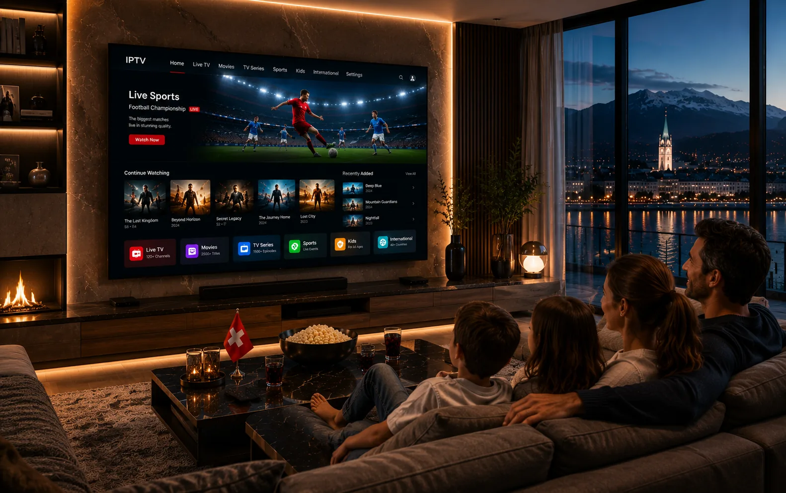 IPTV auf iPhone iPad und Android -- LUXE TV Schweiz mobil
