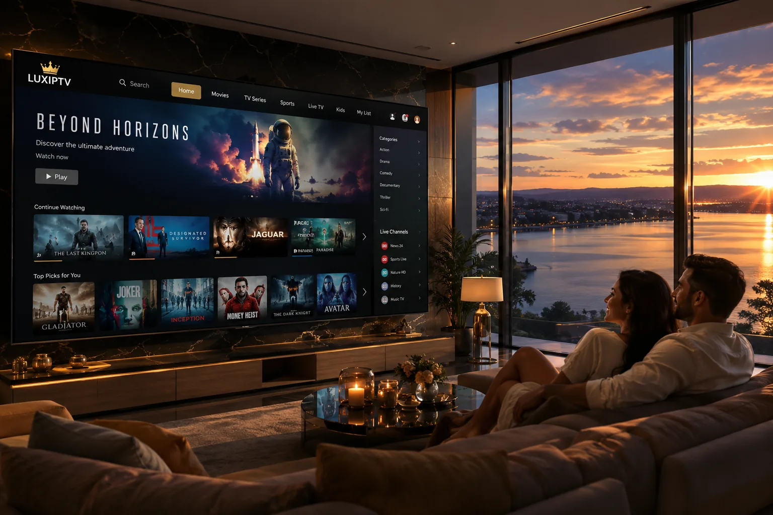LUXE TV Kundenbewertungen Schweiz -- 4.9 von 5 Sternen