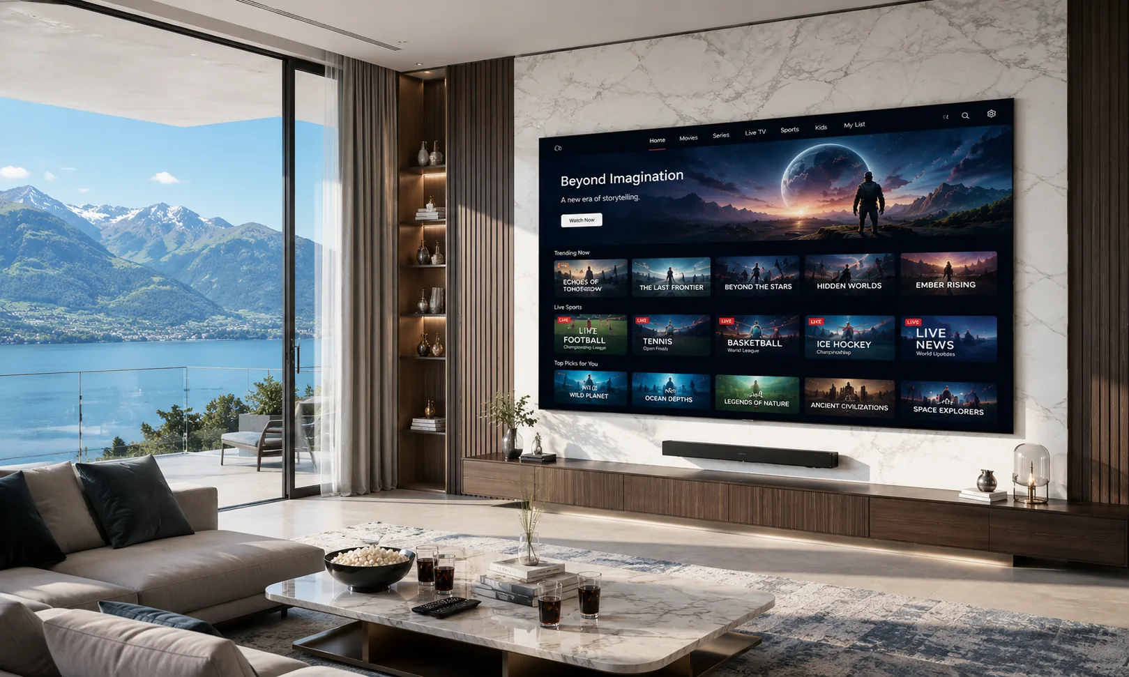 IPTV Schweiz Erfahrungen — Smart TV mit kristallklarem 4K-Bild und IPTV Smarters Pro